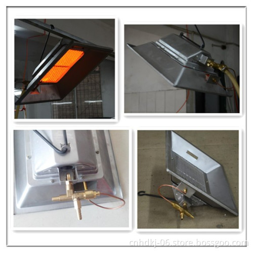 CE safe Infrared gas heater lamp for pig farm and poultry chick house